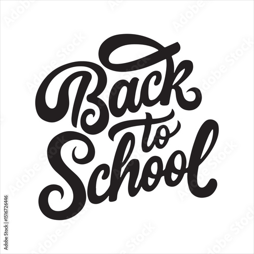 Back to School Calligraphy: Stylish Hand-Lettered Text for Academic Season Designs

