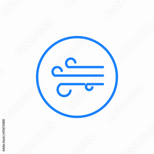 winds hurricane icon sign vector