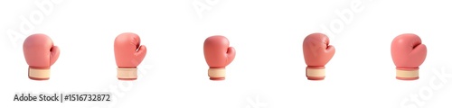 3d cute boxing glove png