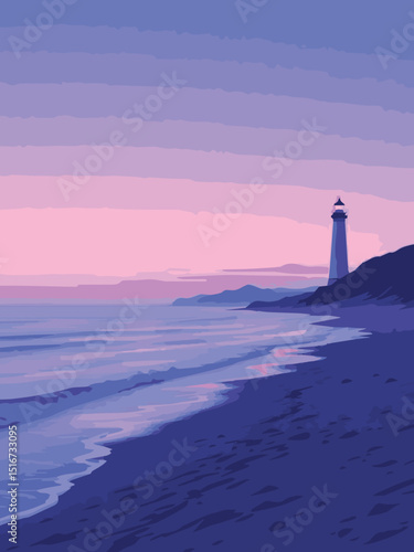 lighthouse on the coast