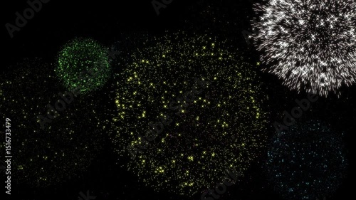 Amazing fireworks footage 4k resolution and loopable. it includes transparency matte, plus You can use the add or screen blend mode to add the fireworks to your footage. Perfect for dvd menus, motions