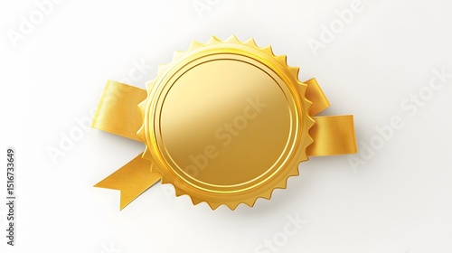 Wallpaper Mural Gold award badge with ribbon. Torontodigital.ca