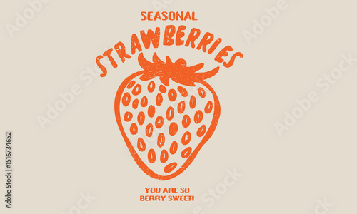 Sweet berry fruit club print design. Berry garden art. You are so berry sweet. Feeling berry mood. Eat more strawberry. Sweet and juicy strawberry t shirt artwork. Fresh strawberry fruit print.