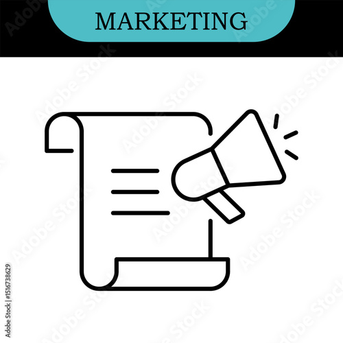Digital Marketing Line Editable Icons set. Vector illustration in modern thin line style of advertisement related icons: online shop, content, streaming, and more