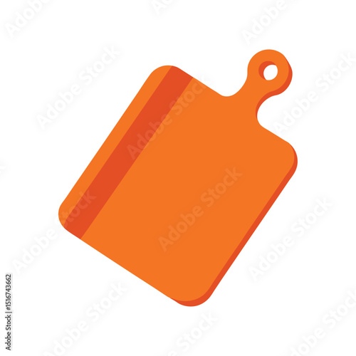 Orange Cutting Board Kitchen Essential for Cooking and Food Prep