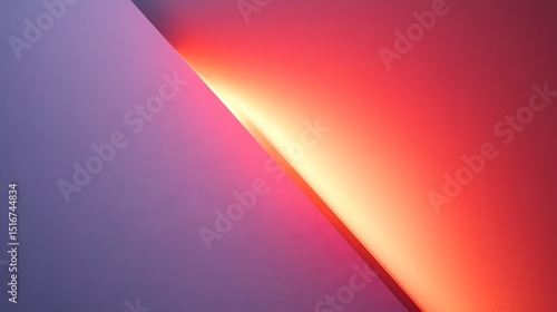 Gradient light on a wall