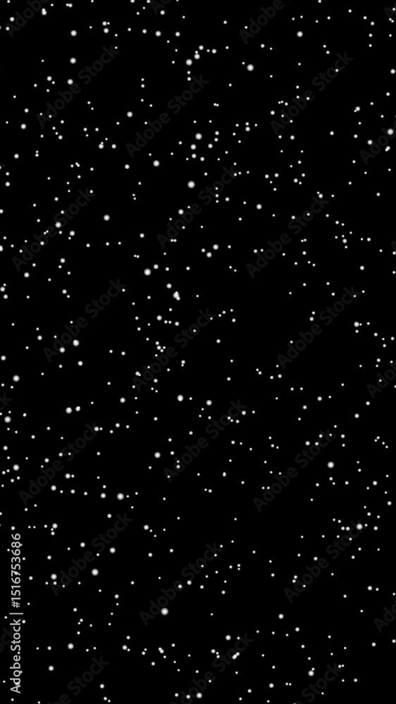 Falling snow flakes on black background. fall straight down quickly animation. Falling snow flakes on black background. fall straight down quickly animation.