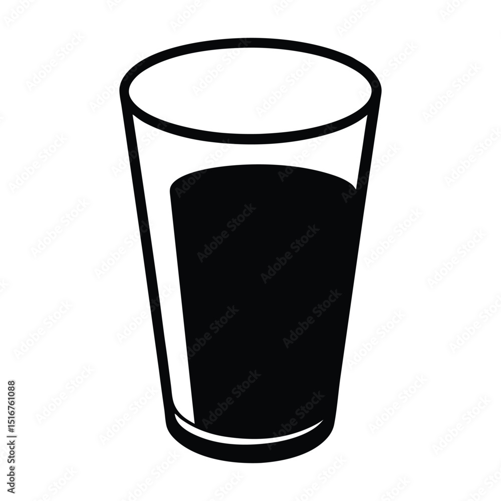 glass of milk VECTOR ART glass of milk VECTOR ART