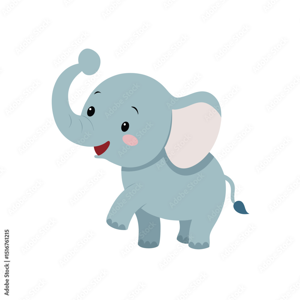 Elephant Baby on white background Elephant Baby on white background