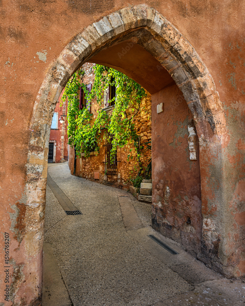 Obraz premium Roussillon street
