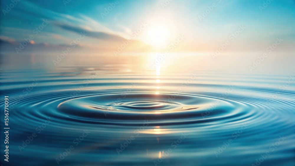 Serene Water Ripples at Sunset A Peaceful and Tranquil Scene of Nature's Beauty Serene Water Ripples at Sunset A Peaceful and Tranquil Scene of Nature's Beauty