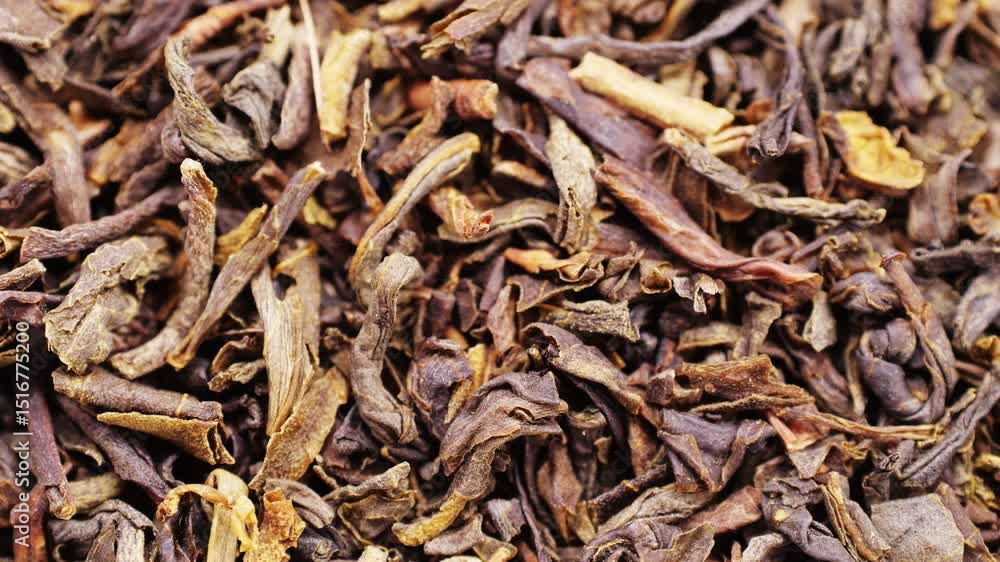 Dry tea leaves isolated on white background. Dry tea leaves isolated on white background.