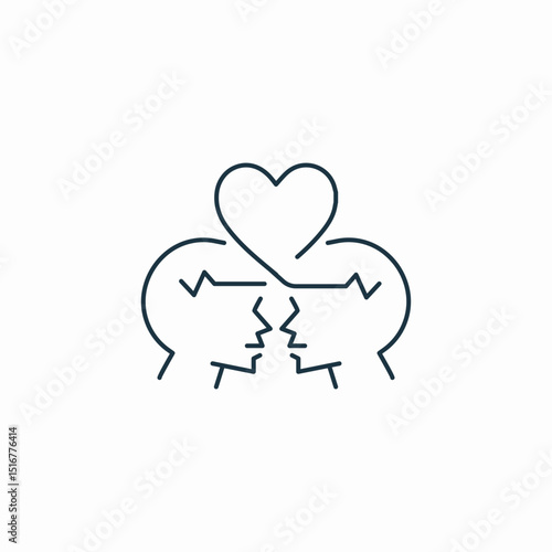 lovers partners icon sign vector