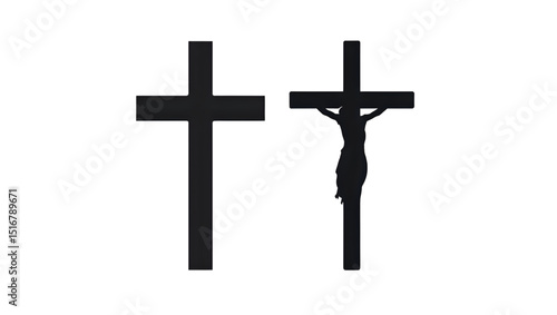 Christian cross crucifixion jesus christ faith religion spiritual symbolisms silhouette