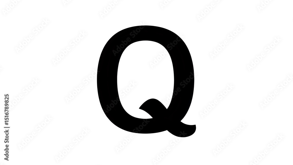 Download vector graphic of letter q alphabet typography symbol for design use silhouette Download vector graphic of letter q alphabet typography symbol for design use silhouette