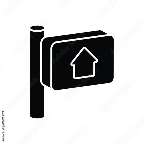 Real Estate Sign Vector icon