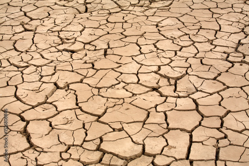 Drought dry cracked scorched earth