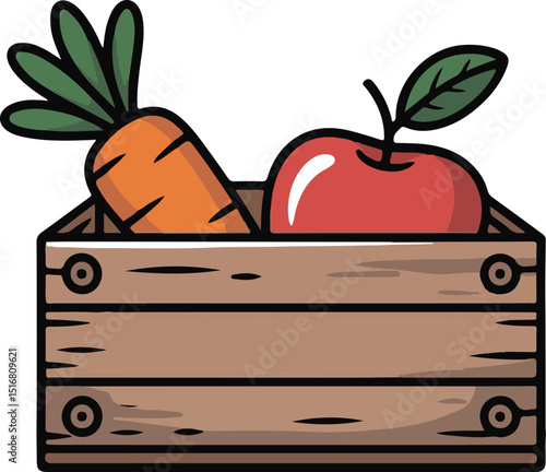 Farmer products icon. Vector icon isolated on white background.