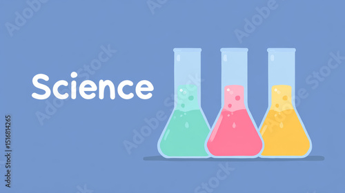 Many background images composed of chemical reagents, with the word 
