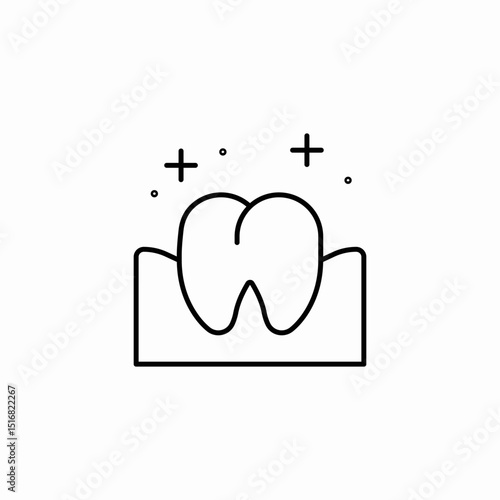 dental health icon sign vector