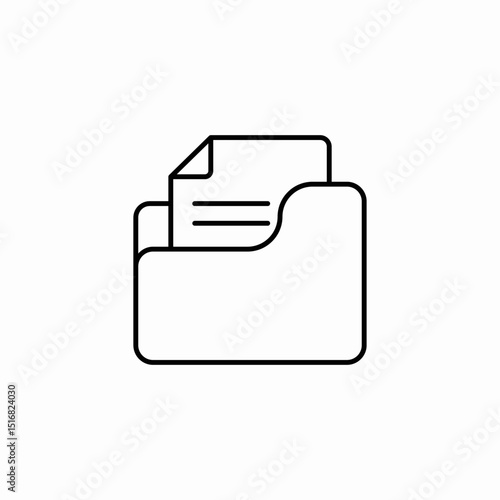 files folder icon sign vector