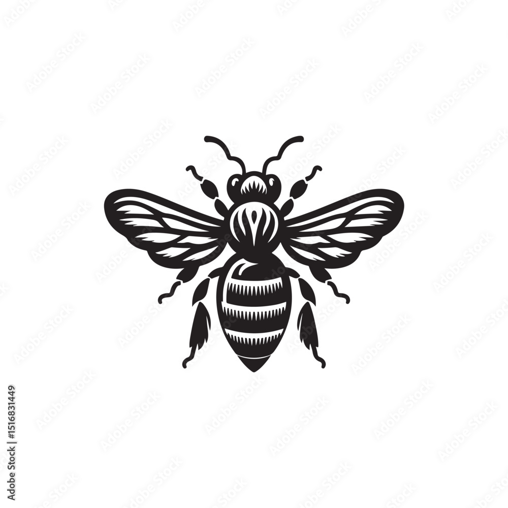 Fototapeta premium Bee Vector (1).eps