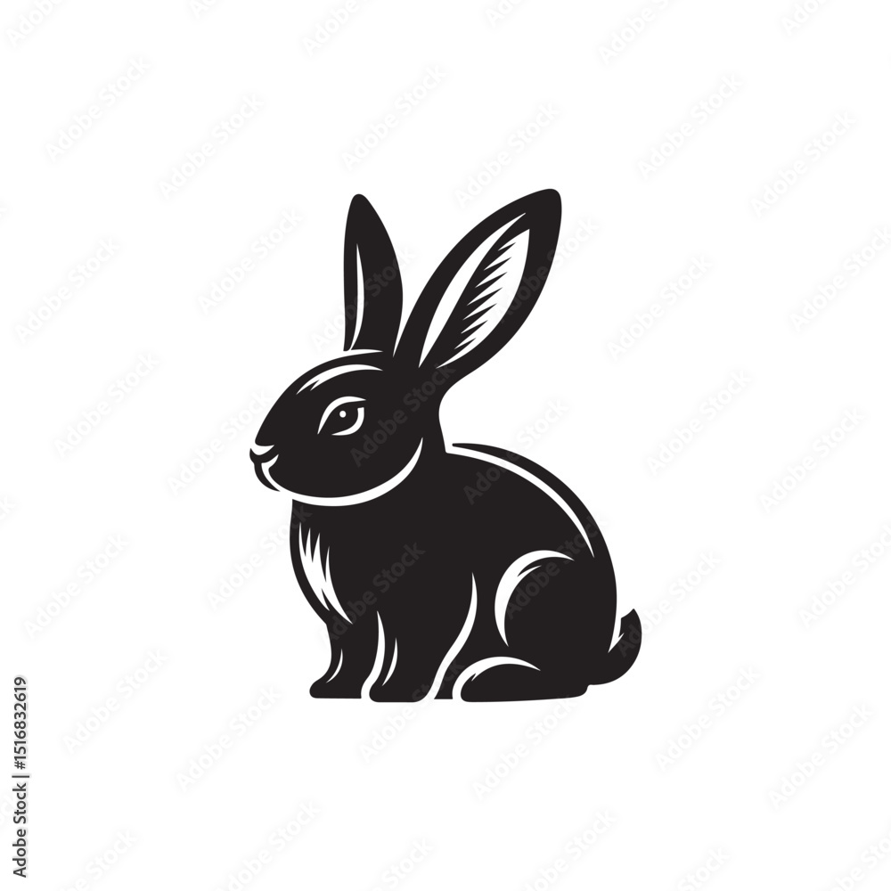 Fototapeta premium Bunny Vector (4).eps