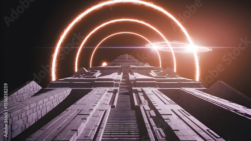 Fototapeta Naklejka Na Ścianę i Meble -  Space station