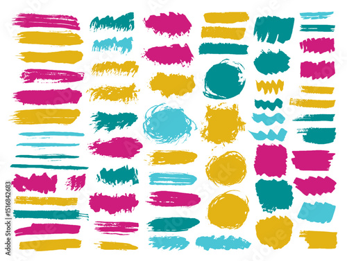 Oil sketch brushstroke mega group. Freehand inkblot streak retro shapes. Splattered splash sale label silhouette collection. Brush stroke acrylic blots design.