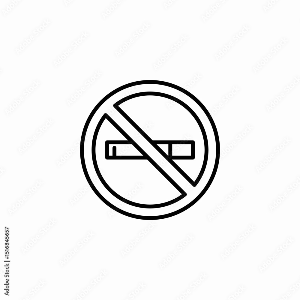 smoking-prohibited icon sign vector smoking-prohibited icon sign vector