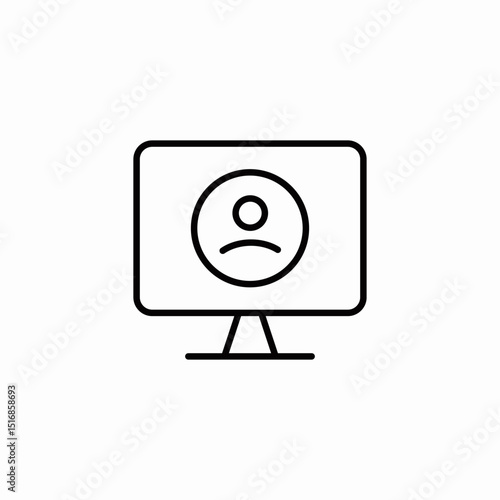 user login icon sign vector