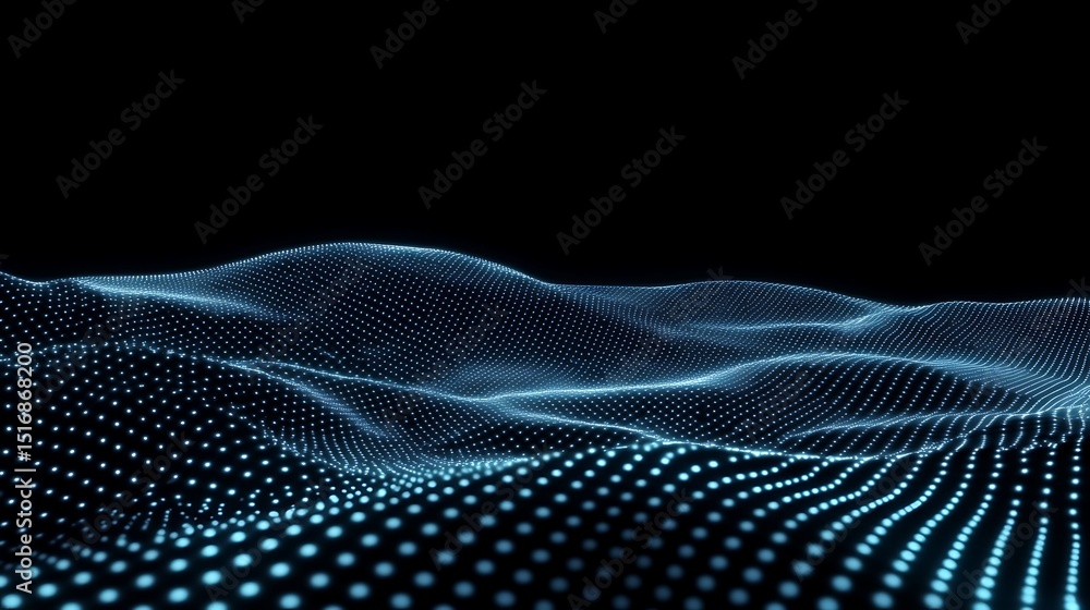 Fototapeta premium Abstract digital landscape (254)