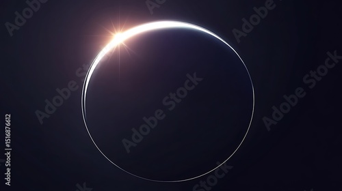 Solar eclipse ring