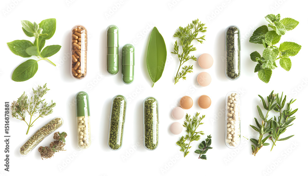 custom made wallpaper toronto digitalMedical marijuana products and CBD oil on white background with herbal supplements concept