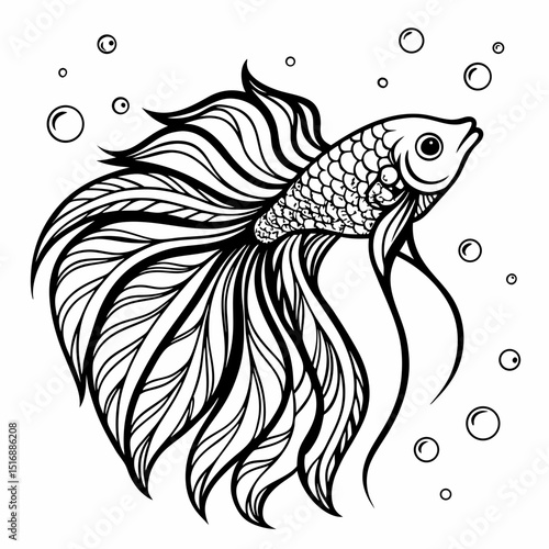 Vector fish