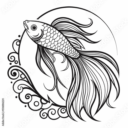 Vector fish