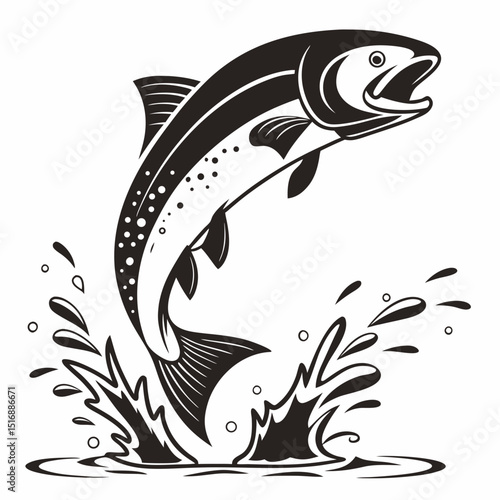  fish collection isolated on white