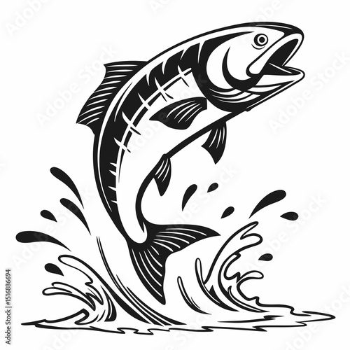 fish collection isolated on white