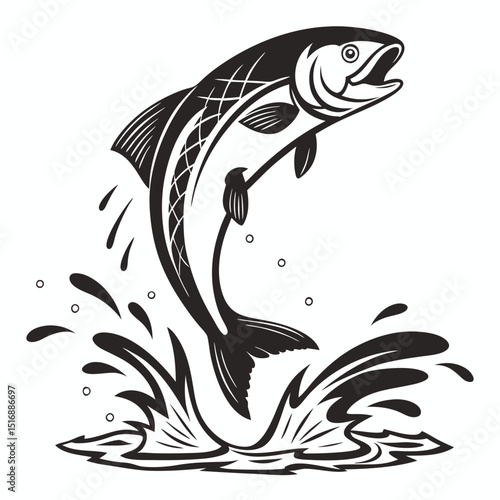  fish collection isolated on white