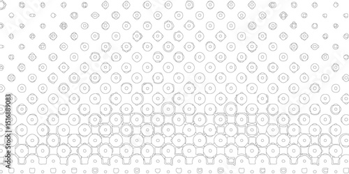 Monochrome printing abstract halftone trendy defect overlay creative design texture, seamless white and grey grunge halftone pattern dot background texture overlay distress stroke pattern design.