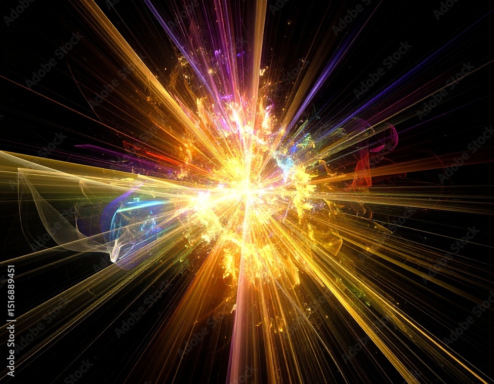 Obraz premium fractal realms abstraction