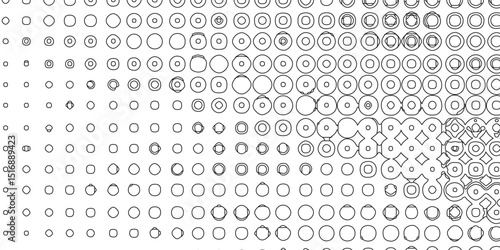 Seamless black and white grunge halftone pattern dot background texture overlay distress gradient pattern design, monochrome printing abstract halftone trendy defect overlay creative design texture.