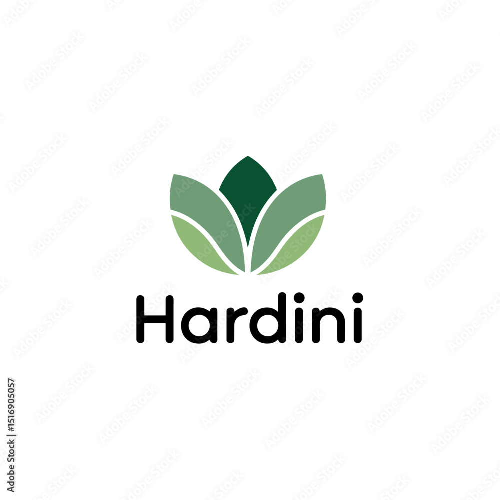 Hardini Green Leaf Eco Nature Logo Vector Hardini Green Leaf Eco Nature Logo Vector