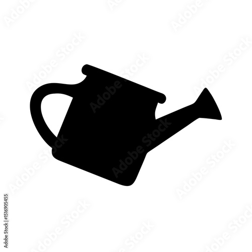 Watering can vector illustration for garden care, plants, and outdoor gardening equipment design needs