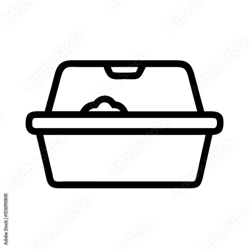 Takeout container food delivery box lunch packaging meal disposable restaurant cafe service order