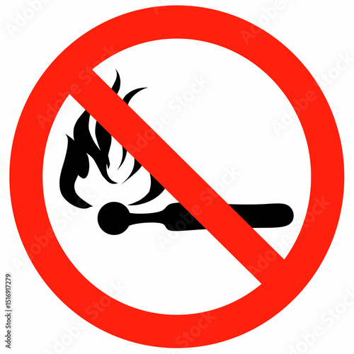 no fire sign