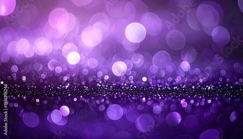Purple glitter bokeh background