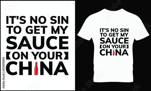 BBQ T-shirt design vector.