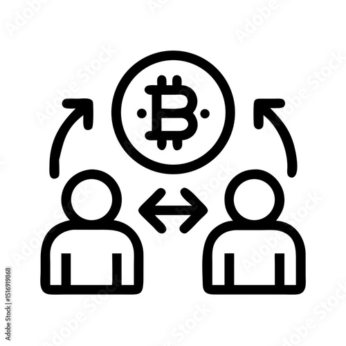 Bitcoin exchange cryptocurrency transaction peer to peer network blockchain technology digital currency