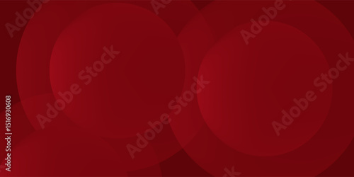 Abstract red background with circles.  Applicable for gift card, Poster on wall poster template, EPS 10